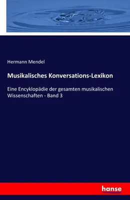 Zdjęcie produktu dla Musikalisches Konversations-Lexikon