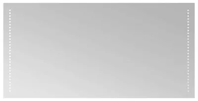 Image de Miroir de salle de bain LED vidaXL, transparent, 100 x 50 cm, en verre trempé
