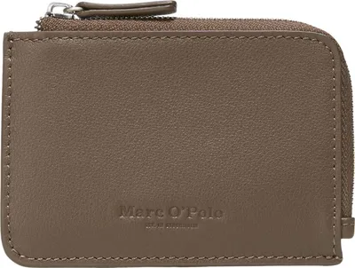 Produktbild von Marc O'Polo Leder Geldbörse Tuure Zip Wallet Dark Nutshell dunkelbraun