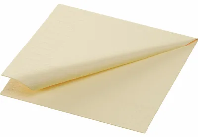 Immagine prodotto di Tovaglioli Duni crema 24x24cm 3 veli 250 pezzi