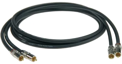 0,6 m RCA-Kabel, doppelt abgeschirmt, Audiokabel
