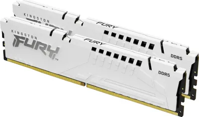 Immagine prodotto di Kingston FURY Beast - DDR5 - Kit - 32 GB: 2 x 16 GB - DIMM 288-PIN - 5200 MHz / PC5-41600 - CL36 - 1,25 V - non bufferizzato - on-die ECC - bianco