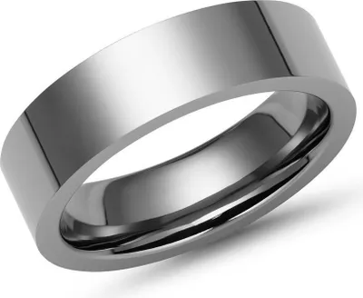 Produktbild von Moderner Unique Ring Titan 6mm hochglanz poliert - TR0082
