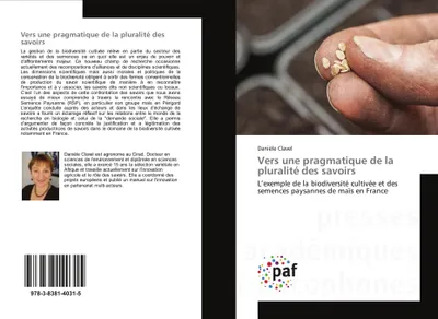 Produktbild von Vers une pragmatique de la pluralité des savoirs