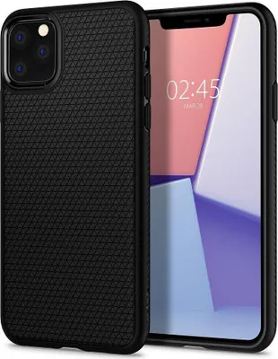 Image de SPIGEN Liquid Air compatible avec l'iPhone 11 (6.1) noir mat
