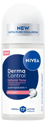 Produktbild von NIVEA Derma Control Natural Tone Antitranspirant Roll-On 50ml