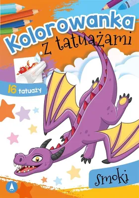 Zdjęcie produktu dla Kolorowanka z tatuazami Smoki