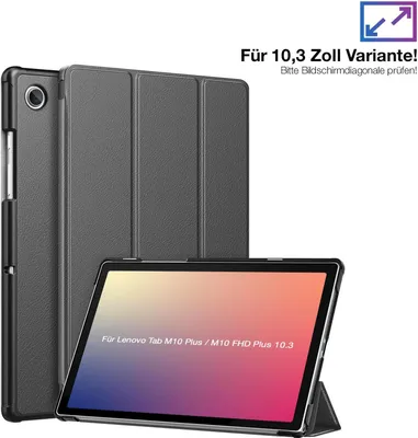 Produktbild von Schutzhülle für Lenovo Tab M10 Plus / M10 FHD Plus 10.3 Cover Case Schutz Tablet Farbe: Grau