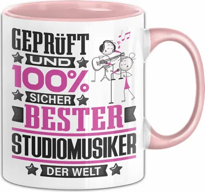 Produktbild von Studiomusiker Geschenk Lustiger Spruch für Studiomusiker Geschenkidee Bester Studiomusiker Der Welt (Rosa)