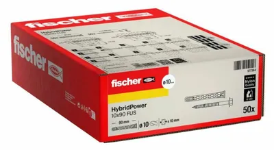 Produktbild von Fischer Hybridpower 10X90 /50St. Feuerbeständiger Schraubenschlüssel