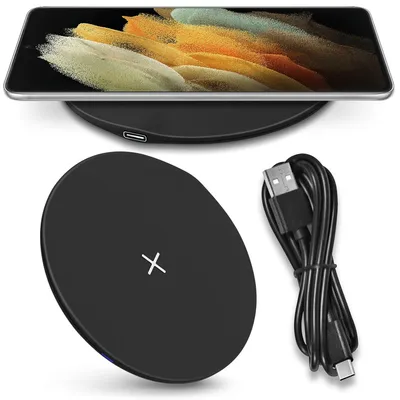 Produktbild von QI Kabelloses Ladegerät für Samsung Galaxy S21 Ultra 5G Wireless 15W Ladestation