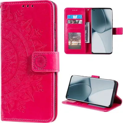 Obrázek produktu pro Pouzdro pro OnePlus 10 Pro 5G kryt mobilního telefonu Flipové pouzdro Kryt pouzdra Mandala Pink
