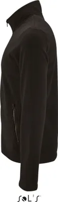 Produktbild von SOLs 02093 | Herren Plain Fleece Jacket Norman - Farbe: Black - Größe: XL