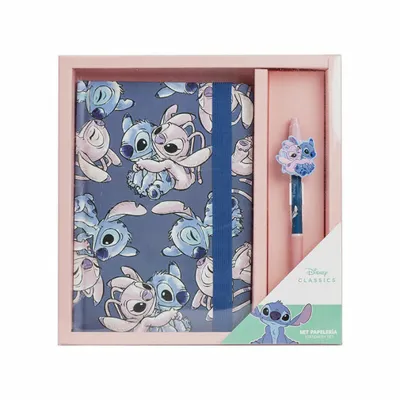 Obrázok produktu pre Zestaw Papierniczy Lilo i Stitch w Opakowaniu Prezentowym 22x22 cm