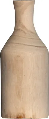 Produktbild von Deko-Vase - Braun - Paulowniaholz - H 33 cm