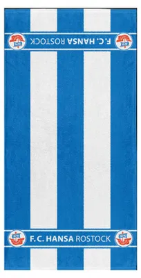 Produktbild von Hansa Rostock Duschtuch Blockstreifen 70x140cm