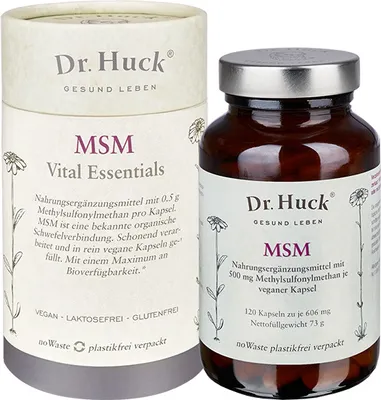 Zdjęcie produktu dla Kapsułki Dr Huck® MSM wegańskie