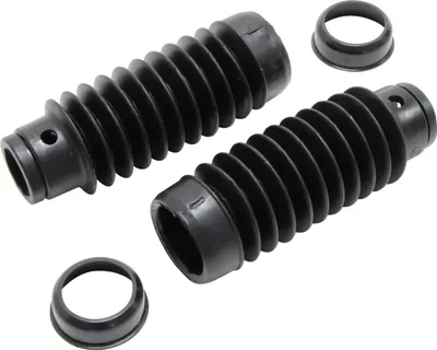 Image de Set: 2x soufflet court, pour Telefork SWH, noir - Simson S51, S53, S70, SR50, SR80