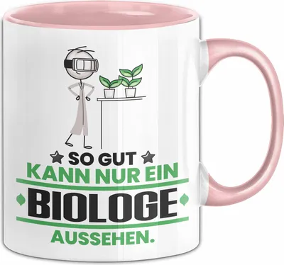 Produktbild von Biologe Geschenk Tasse So Gut Kann Nur Ein Biologe Aussehen Geschenkidee Kaffee-Becher (Rosa)