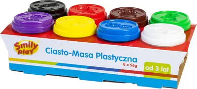 Obrázok produktu pre Smily Play Ciasto Plastyczne dla dzieci 8 kolorów