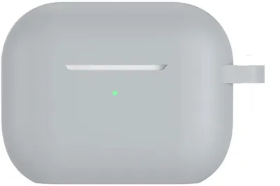 Productafbeelding van Grijze hoes, geschikt voor AirPods 4 – Siliconen hoes voor AirPods – Grijs – Zachte hoes – CHPN