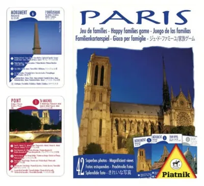Immagine prodotto di Piatnik, il gioco delle 7 famiglie – tema: Parigi