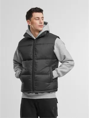 Obrázek produktu pro Pánská vesta Urban Classics Basic Puffer Vest cloudgrey - 5XL