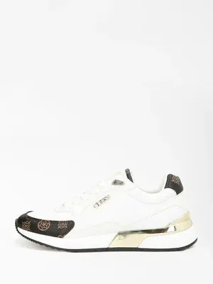 Produktbild von Guess Sneaker, Damenmodell, Artikelnummer: GUESS FL5MOX, Saison: Herbst/Winter 2022, Farbe: Weiß/Braun