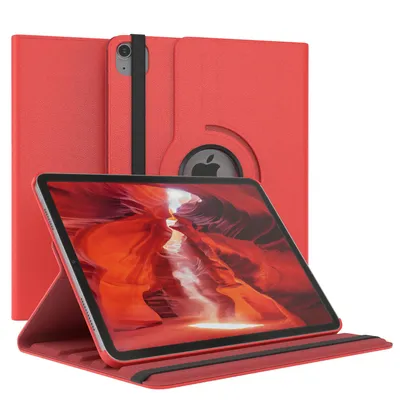Produktbild von EAZY CASE - Tablet Hülle für Apple iPad Air 4 (2020) / Air 5 (2022) Schutzhülle, Tablet Case 360° drehbar in Rot