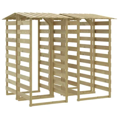 Immagine prodotto di Pergole con tetto 4 pezzi 100x90x200 cm in legno di pino impregnato
