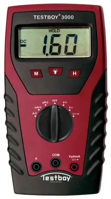 Obrázek produktu pro Testboy 77366 Digitální multimetr 3000 - s bezkontaktním detektorem přerušení kabelu