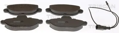 Produktbild von TRISCAN 8110 15176 Bremsbeläge Satz Vorne Bremsklötze für FORD KA (RU8) für FIAT PUNTO (188) Seicento / 600 Schrägheck (187) PUNTO (176) CINQUECENTO