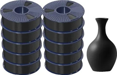 Obrázek produktu pro <SUNLU PLA Meta 3D filament, průměr 1,75 mm, teplota tisku 180-195 °C , PLA-Meta Black