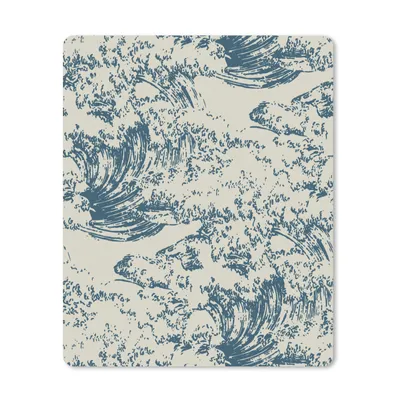 Obrázok produktu pre Podložka pod myš - Voda - Japonsko - vzor - 19x23cm - Rohožka pod myš