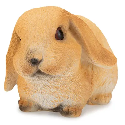 Obrázok produktu pre Progarden záhradná figúrka králik hnedý polyresin 16x16x10,5 cm