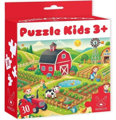 Zdjęcie produktu dla Puzzle 30 elementów dla dzieci Farma