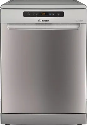 Produktbild von INDESIT | Geschirrspüler | D2F HD624 AS | Freistehend | Breite 60 cm | Anzahl Gedecke 14 | Anzahl Programme 9 | | Display | Silber