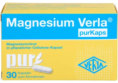 Zdjęcie produktu dla Kapsułki Magnesium Verla purKaps na niedobór magnezu, 30 kapsułek