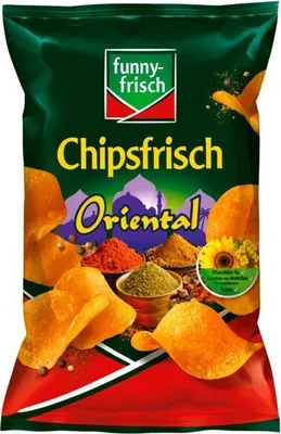 Produktbild von funny frisch Chipsfrisch Oriental vegetarisch vegan Chipstüte 150g