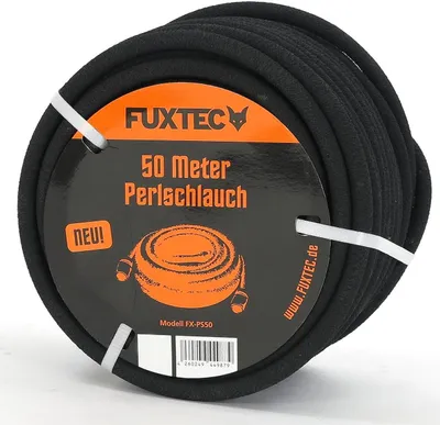 Produktbild von FUXTEC 15m/30m/50m Perlschlauch mit großem Zubehör Set 50m