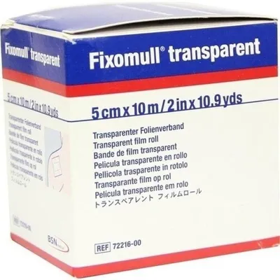 Productafbeelding van Fixomull transparant, 10 x 5 cm, 1 stuk, apothekersproduct