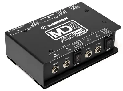 Produktbild von Samson S-Max MD2Pro Stereo Passive Direct Box