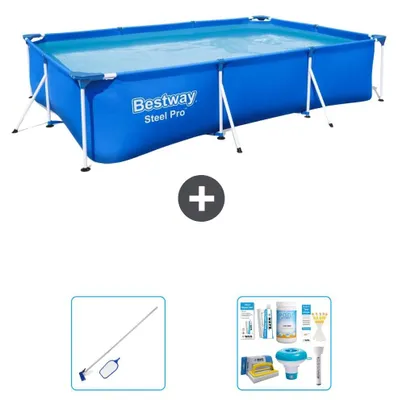 Zdjęcie produktu dla Bestway Steel Pro, prostokątny basen - 300x201x66 cm - 3-częściowy, model S22717