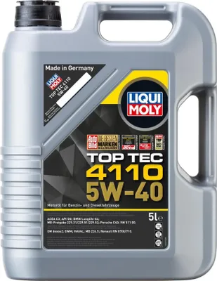 Produktbild von Liqui Moly Top Tec 4110 5W-40 Motoröl 5 Liter