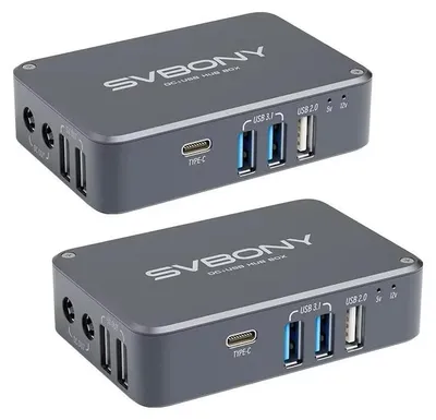 Produktbild von HUB-Box, Hochgeschwindigkeits-USB-Ports, Stromschutzfunktionen, SV241X2