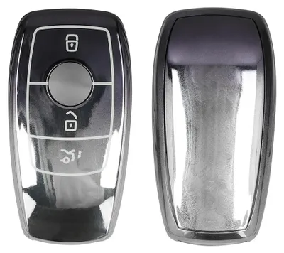 Produktbild von kwmobile Schlüsselhülle für Mercedes Benz Smart Key Autoschlüssel (nur Keyless) Hülle - Autoschlüssel Schlüssel Hülle aus TPU Silikon -