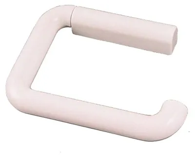 Image de Porte-brosse de toilettes, blanc, salle de bains