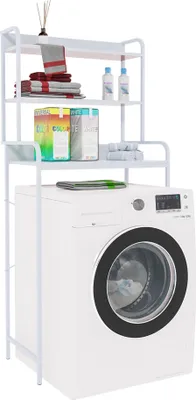Image de CLP Étagère à linge Darby en métal,blanc