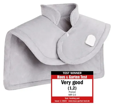 Image de Coussin chauffant - Nuque et dos - 52 x 56 cm - 100 W - 6 niveaux de chaleur