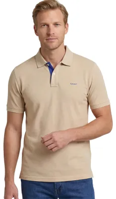 Produktbild von Gant Regular Fit 2-Knopf-Polo beige